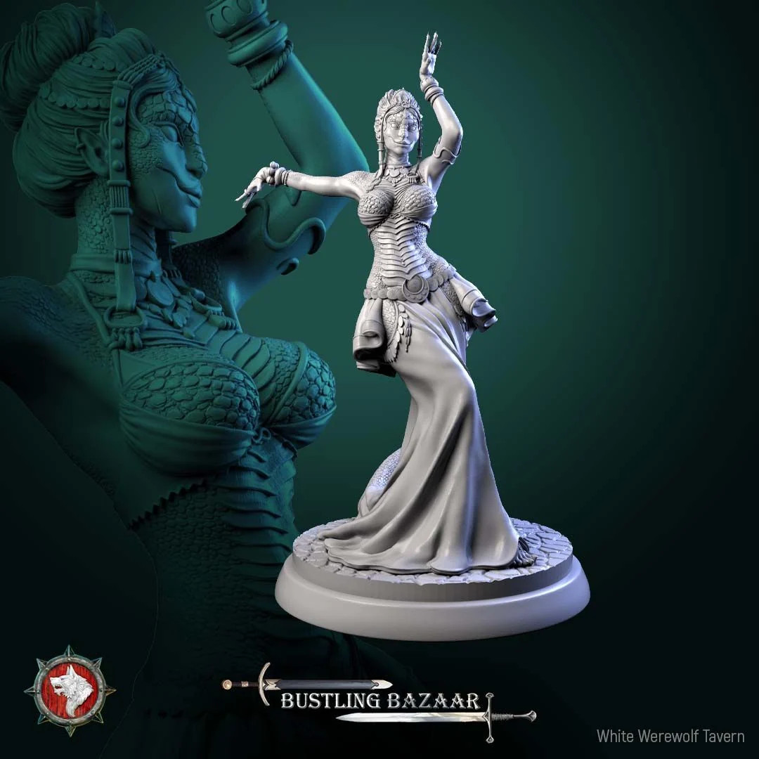 Scaled Dancers - Resin Tabletop Miniature