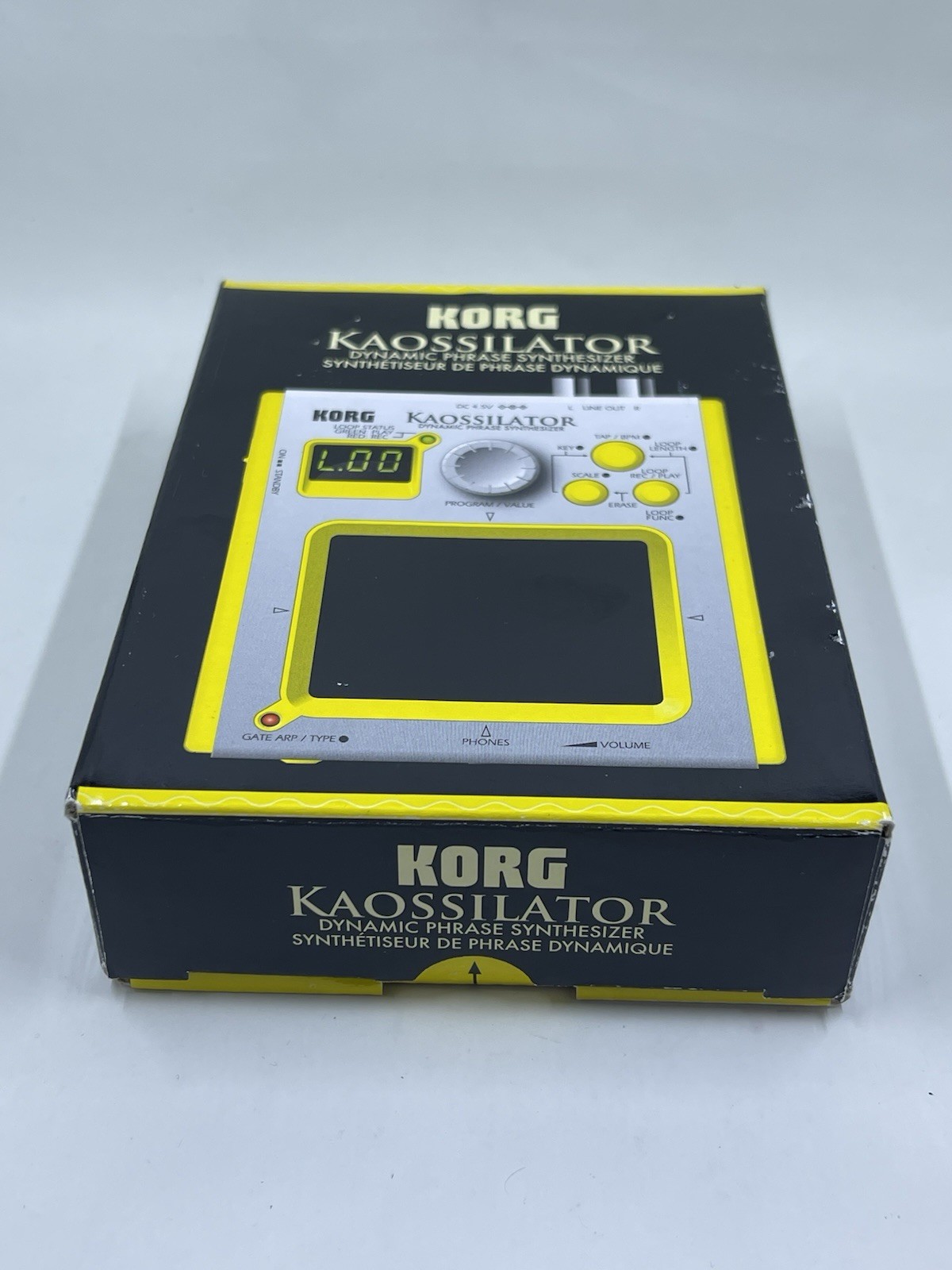 Korg KO-1 Kaossilator Dynamic Phrase Synthesizer-Complete – New Open Box