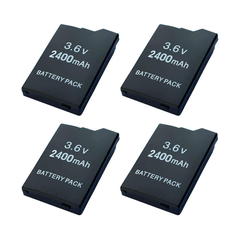 4x PSP-S110 Replacement Battery for Sony PSP-2000 2001 PSP-3000 3001 Lite, Slim