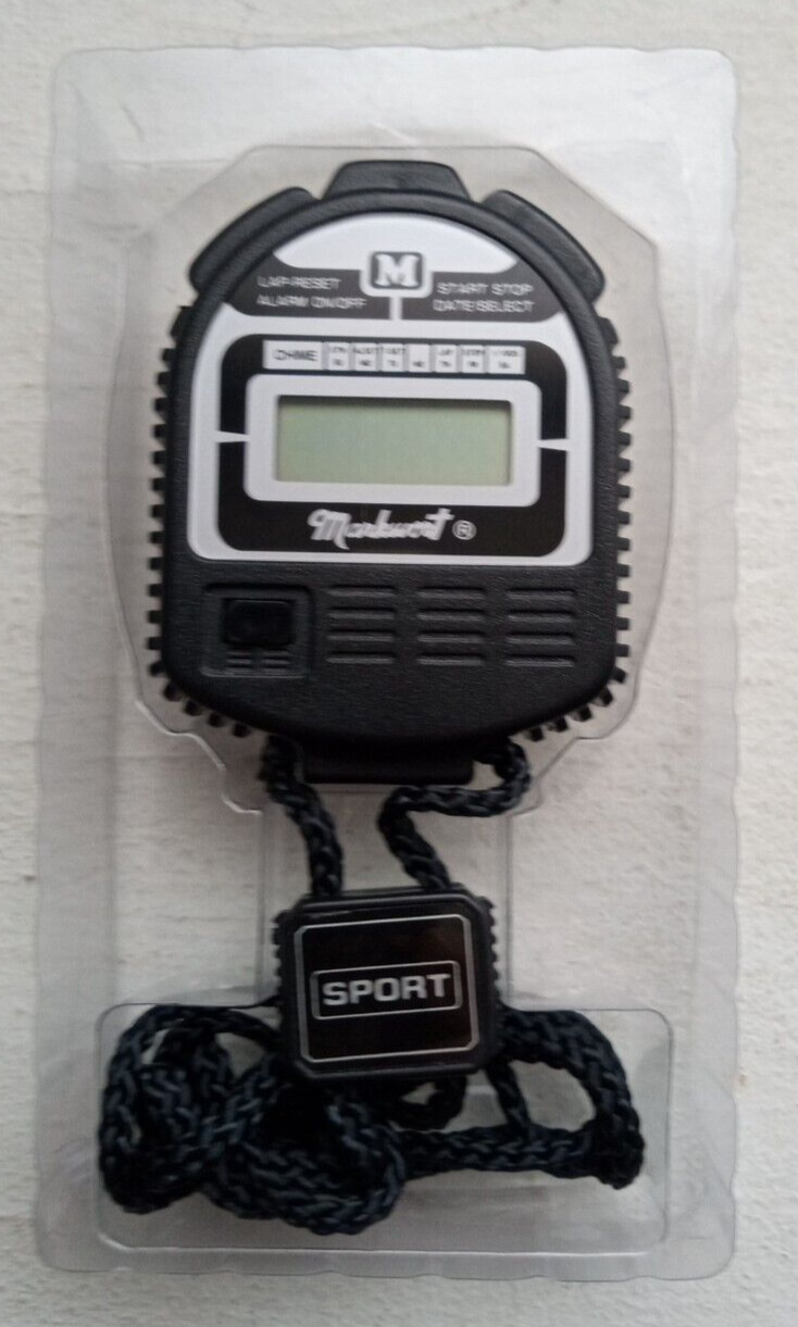 Martin Athletic Stopwatch Timer Model SW 11 Needs Battery, Vintage, Running