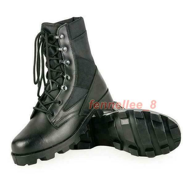 Hot Mens Combat Desert Tactical Boots Hiking Lace Up Camouflage Military Shoes
