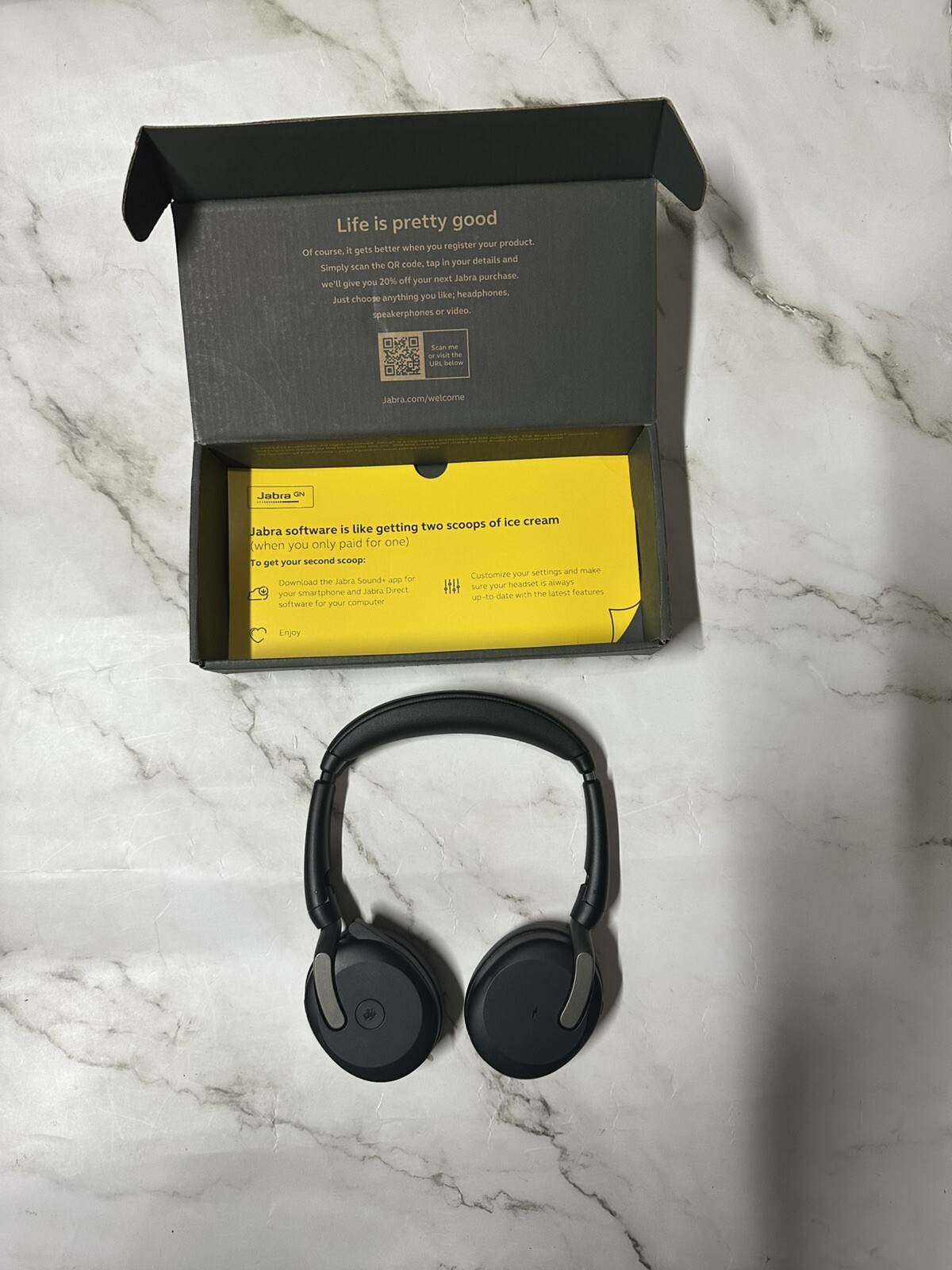 Jabra Evolve2 65 Flex Wireless Stereo Headset - Bluetooth