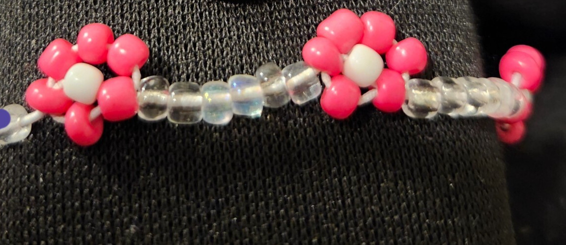 Handmade Elastic Bead Bracelet
