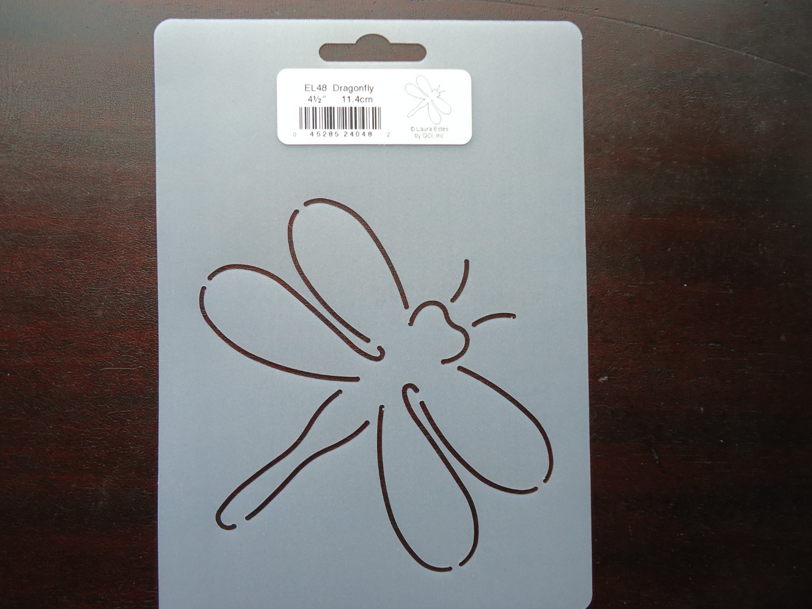 Stencil Quilting EL48 Dragonfly quilt crafts QC 4 1/2 " 11.4cm journal template