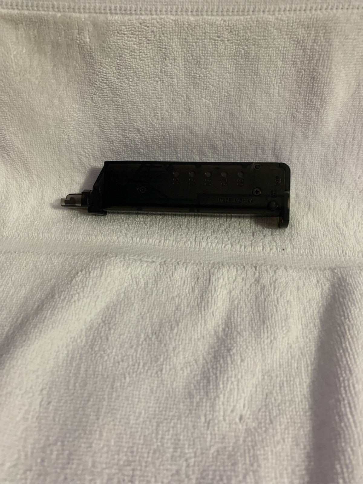 Airsoft 100 Round 6mm BB Speed Loader - Pistol Magazine Style - Grey Smoke