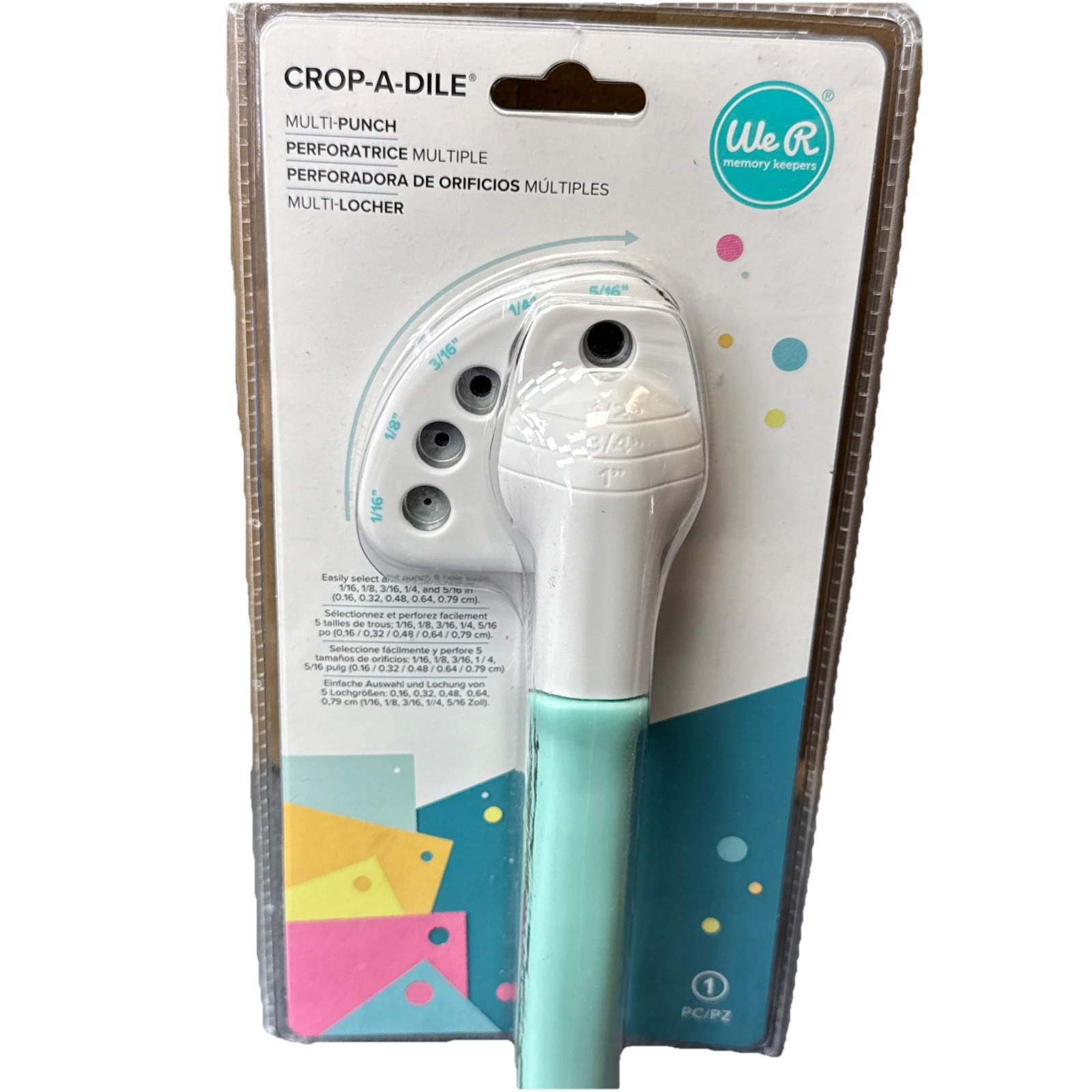 We R memory keepers Crop-A-Dile Multi -Punch