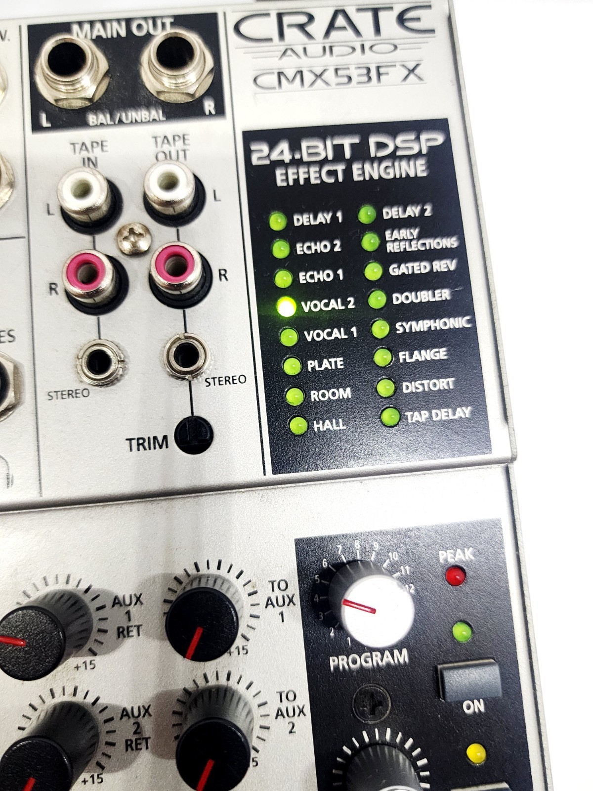 Crate Audio Cmx53fx Audio Mixing Interface Console 24 Bit Dsp Effect Engine