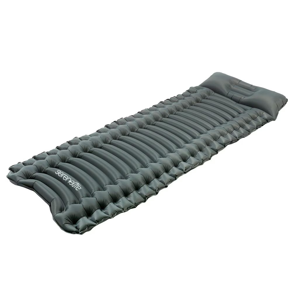Lightweight Backpacking Air Mattress Ultralight Sleeping Pad + Carrying Bag
