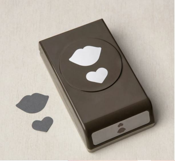 Stampin' UP! KISS PUNCH Used Heart LIps