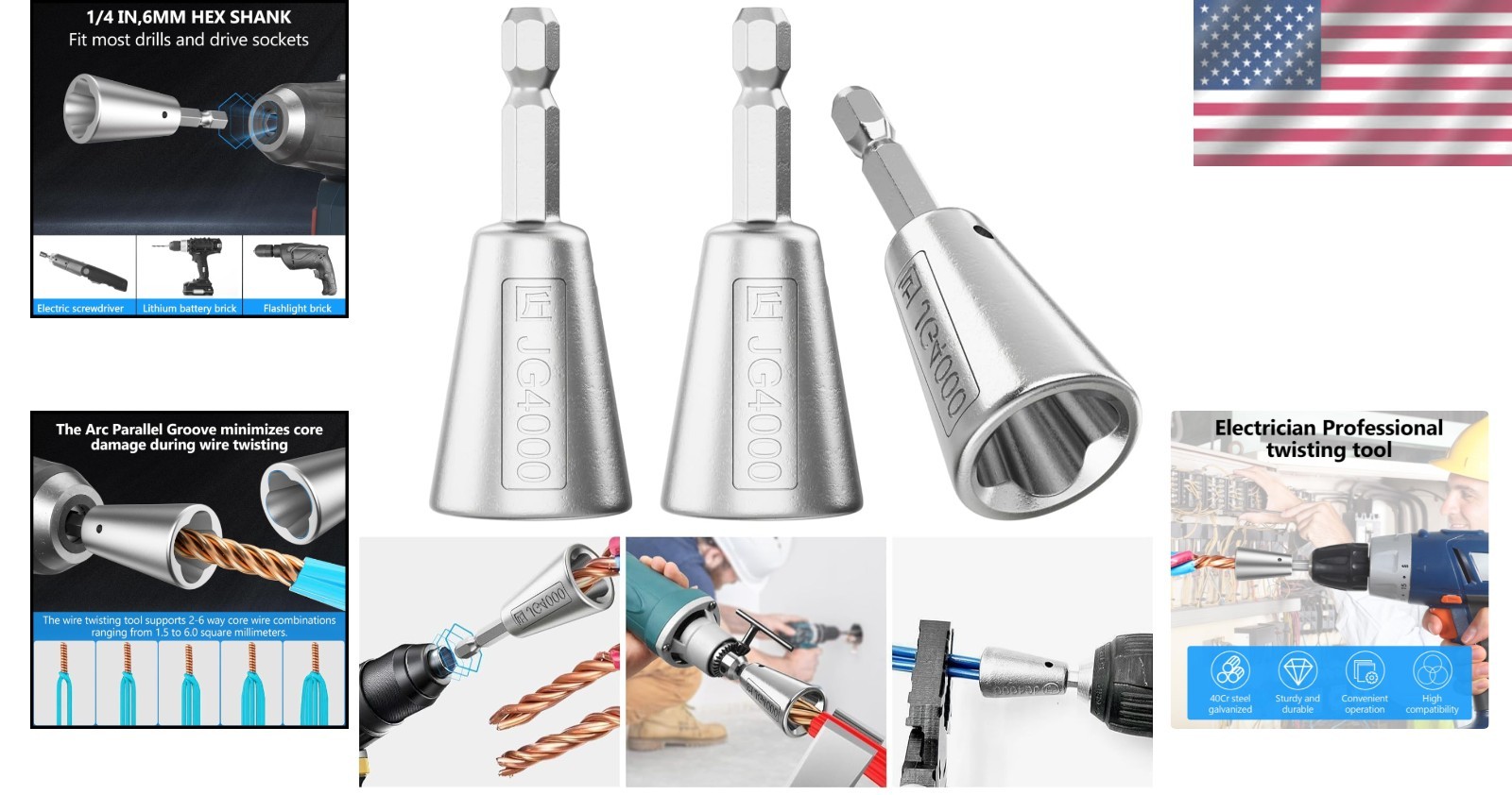 Electric Wire Twister Tool Ergonomic Design for Improved Wiring Efficiency