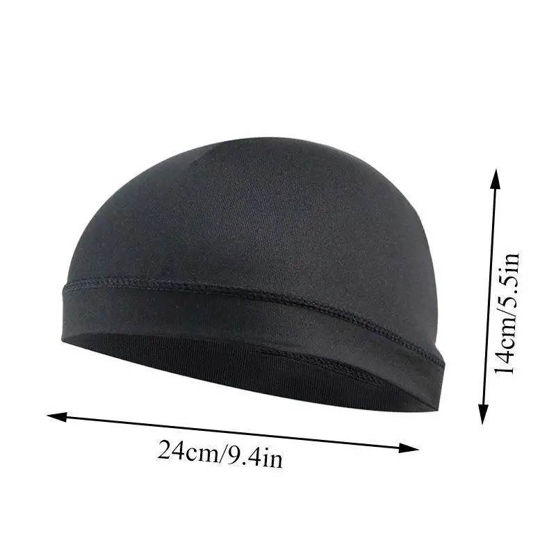Men Breathable Quick Dry Mesh Skullcap Brimless Adjustable Docker Beanie Hat
