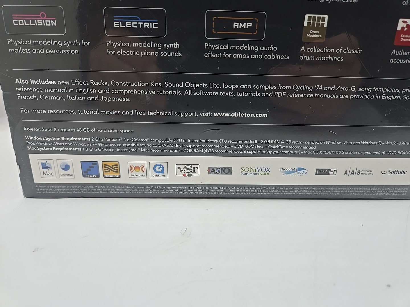 Ableton Suite 8 Live 8 Full Version OS Windows Sealed Free Shipping G1N