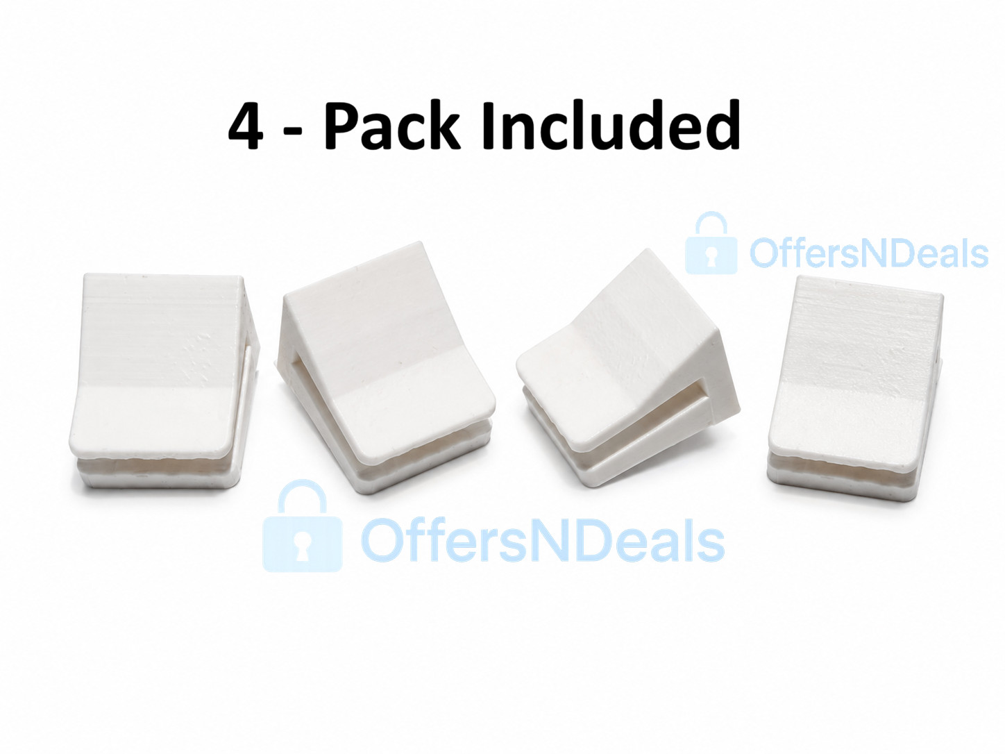 4 Pack Refrigerator Glass Shelf Clips Compatible with Thermador T30IR Shelf