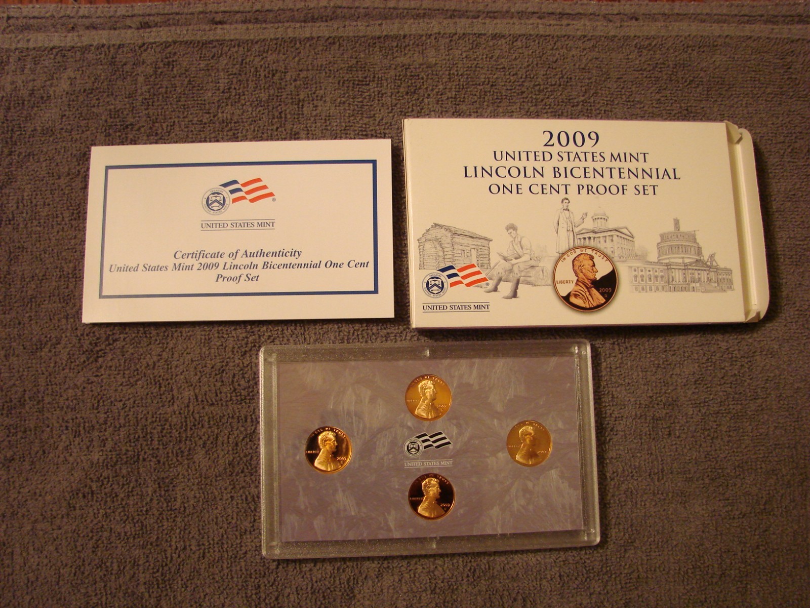 2009 S Lincoln Bicentennial One Cent Proof Set US Mint