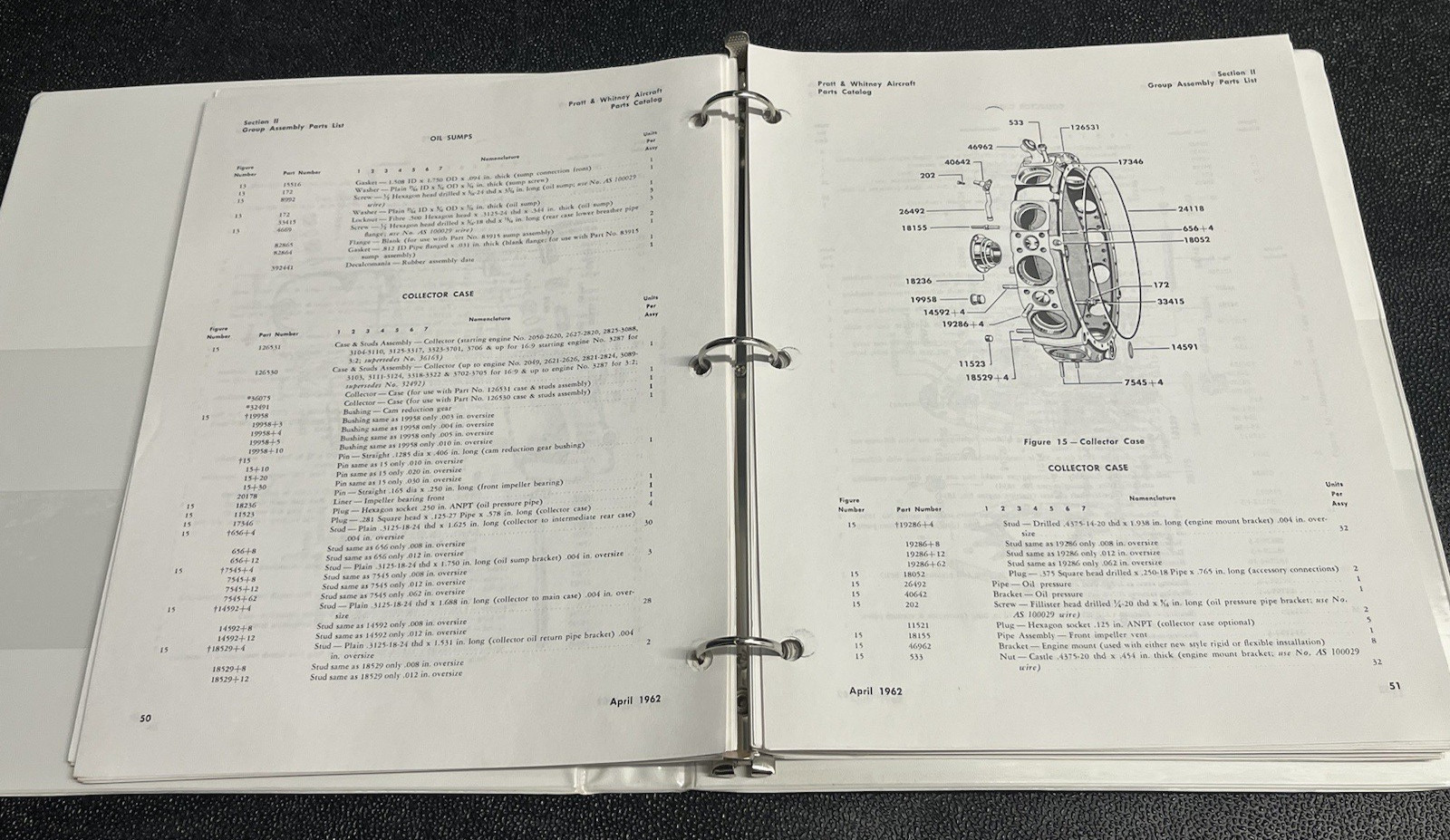Twin Wasp S1C3G Engines Part Catalog Part 111464 Pratt & Whitney Copy