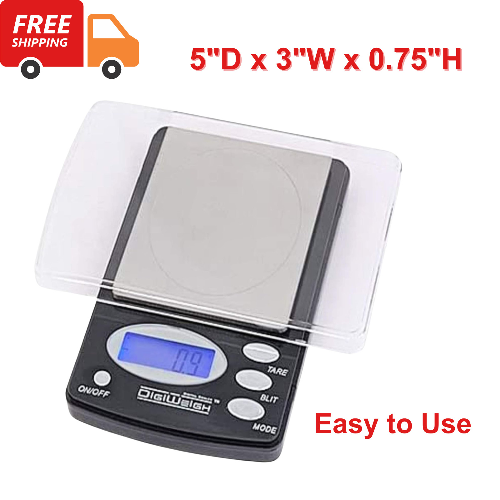 Personal Coin Scale - Use Troy Ounces, Grams, Ounces, Pennyweights and Carats
