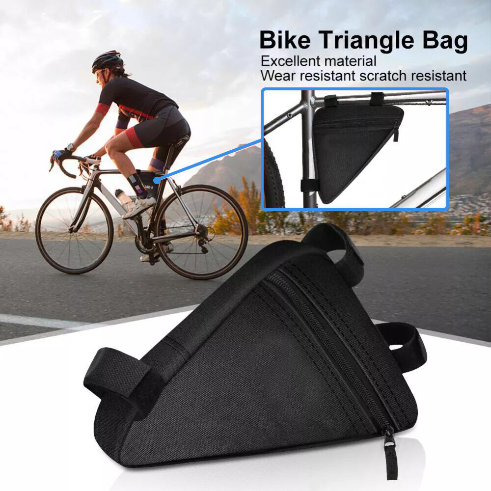 Bicycle Frame Bag Bike Waterproof Bag Triangle Top Tube Front Pouch Saddle Bag