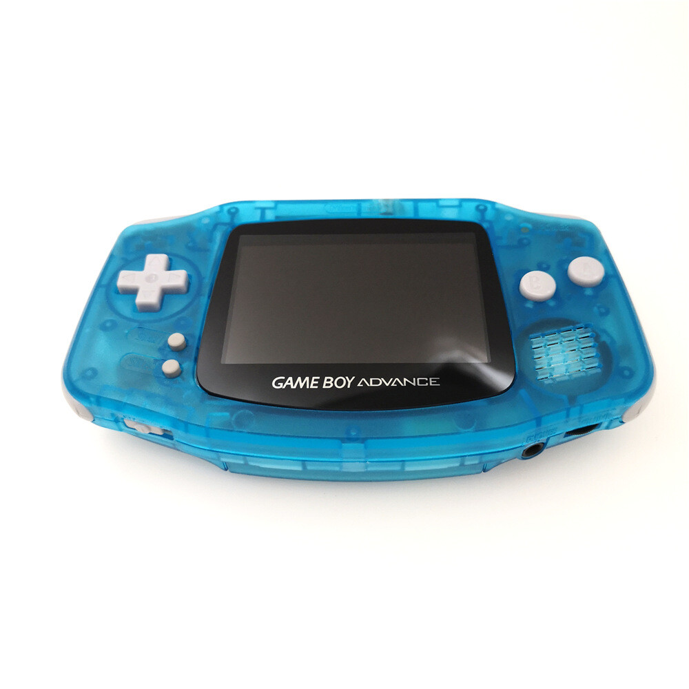 Game Boy Advance GBA Console with iPS Backlight Backlit LCD Console - Light Blue