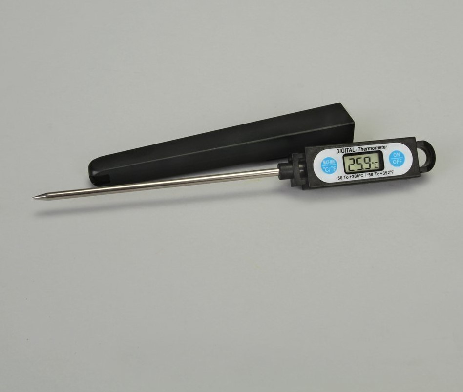 DIGITAL THERMOMETER POCKET PROBE 8" for FRENCH COOKING BREWING WHISKEY STILL CAP