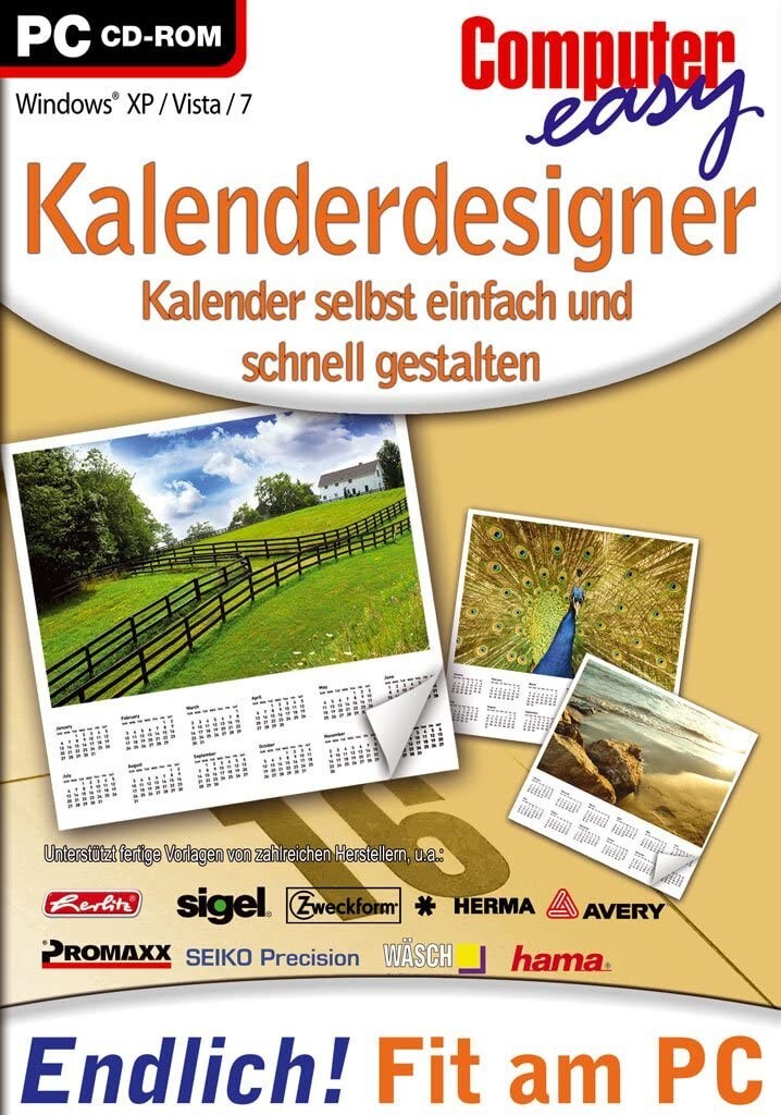UIG - Computer easy - calendar designer - PC - software - new/original packaging