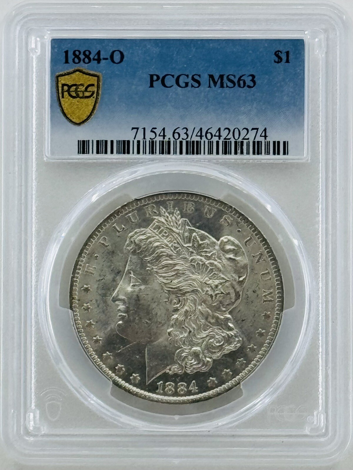 1884-O Silver Morgan $1 Dollar PCGS: MS63 #C618