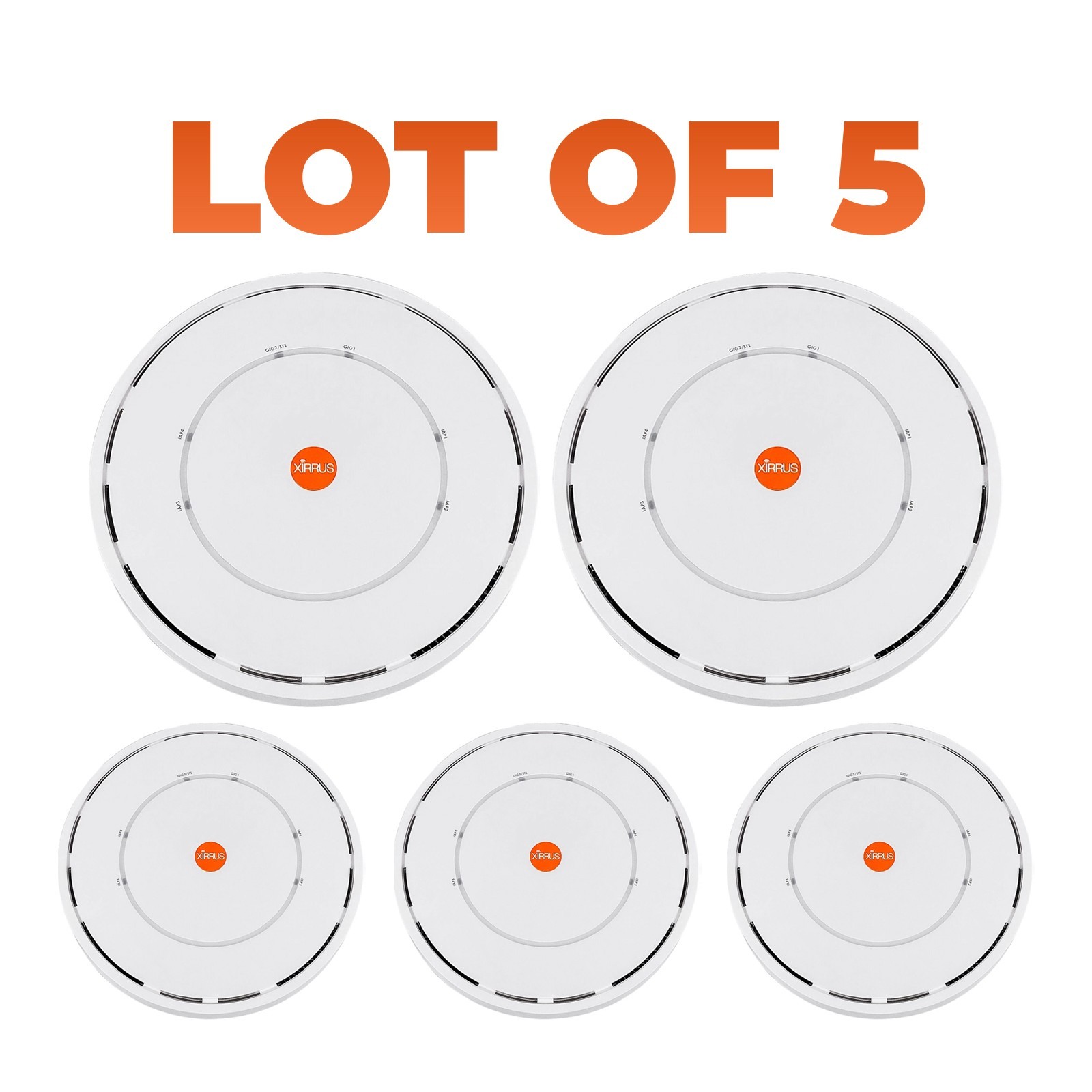 LOT OF 5 Xirrus XD4-130 802.11ac High Density Wireless Access Point XD4130