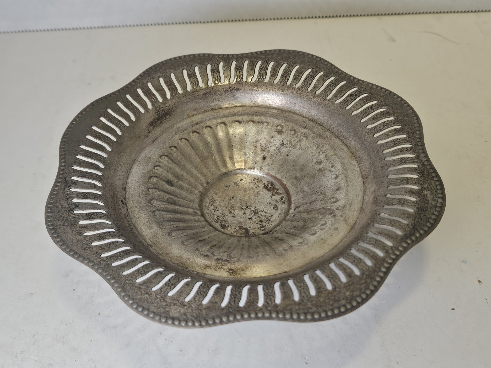 Plated Vintage EP Copper Small Dish Candy 6"