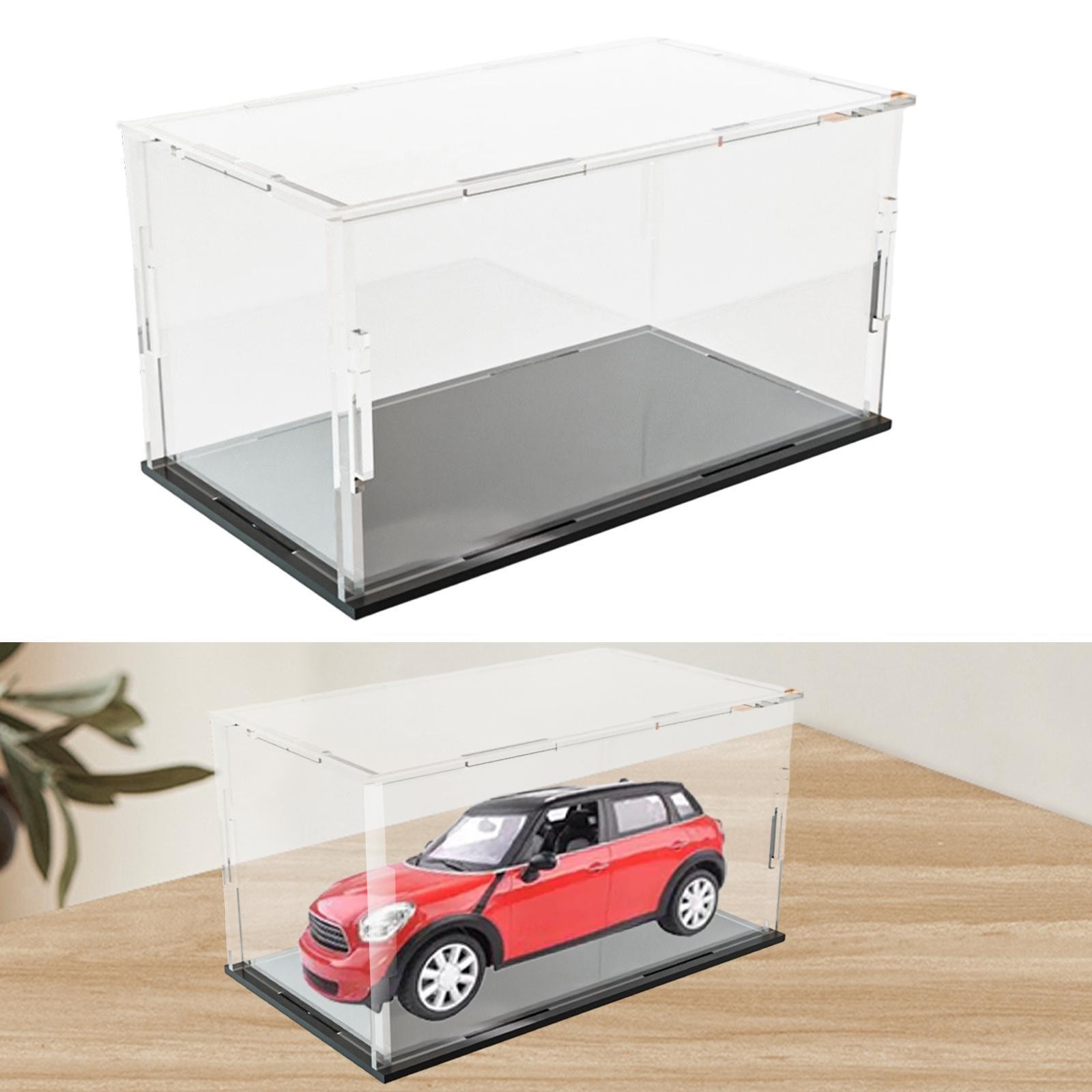 Acrylic Model Car Display Case Showcase Clear Countertop Collector Collection