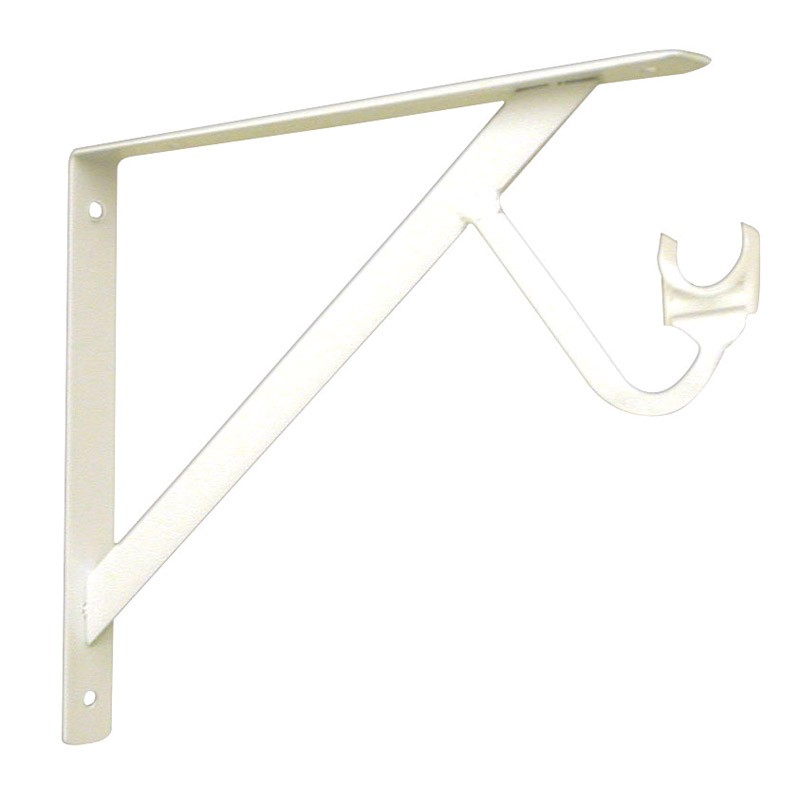 Knape & Vogt RP-0495-WT Steel 12 ga. Bracket 11-1/4 Lx8 Hx1 W in.