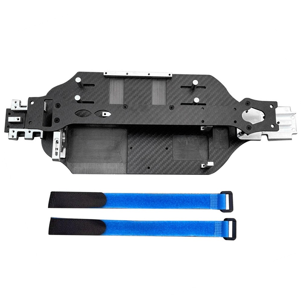 Carbon Fiber LCG Chassis Kit 1/10 for Traxxas Slash VXL 4x4 TRA-6808 TRA6808