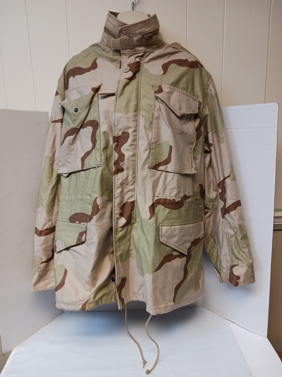 US MILITARY COAT COLD WEATHER FIELD JACKET DESERT MEN'S Small #8415-01-325-6439