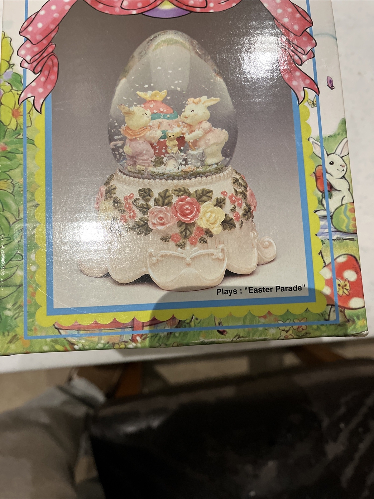 Heritage Mint Egg Shaped Musical Snow Globe