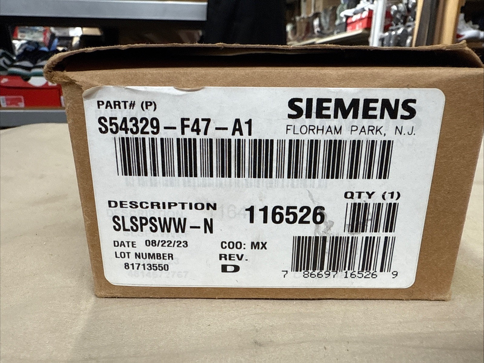 SLSPSWW-N | S54329-F47-A1 Speaker Strobe, Wall, White, No-Text, Clear