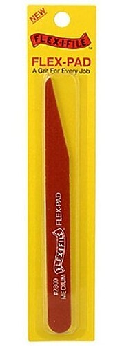 Flex-I-File Medium 280 grit sanding Flex-Pad (Angled) - Hobby and Model Sanding
