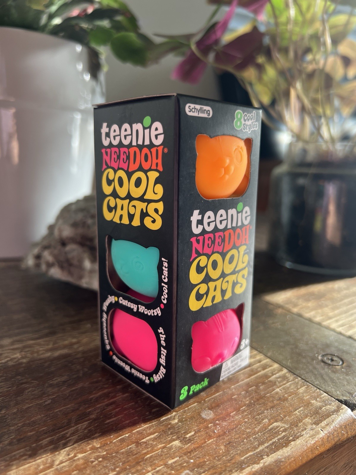 Teenie Nee Doh Cool Cats 3 Pack Brand New In Box