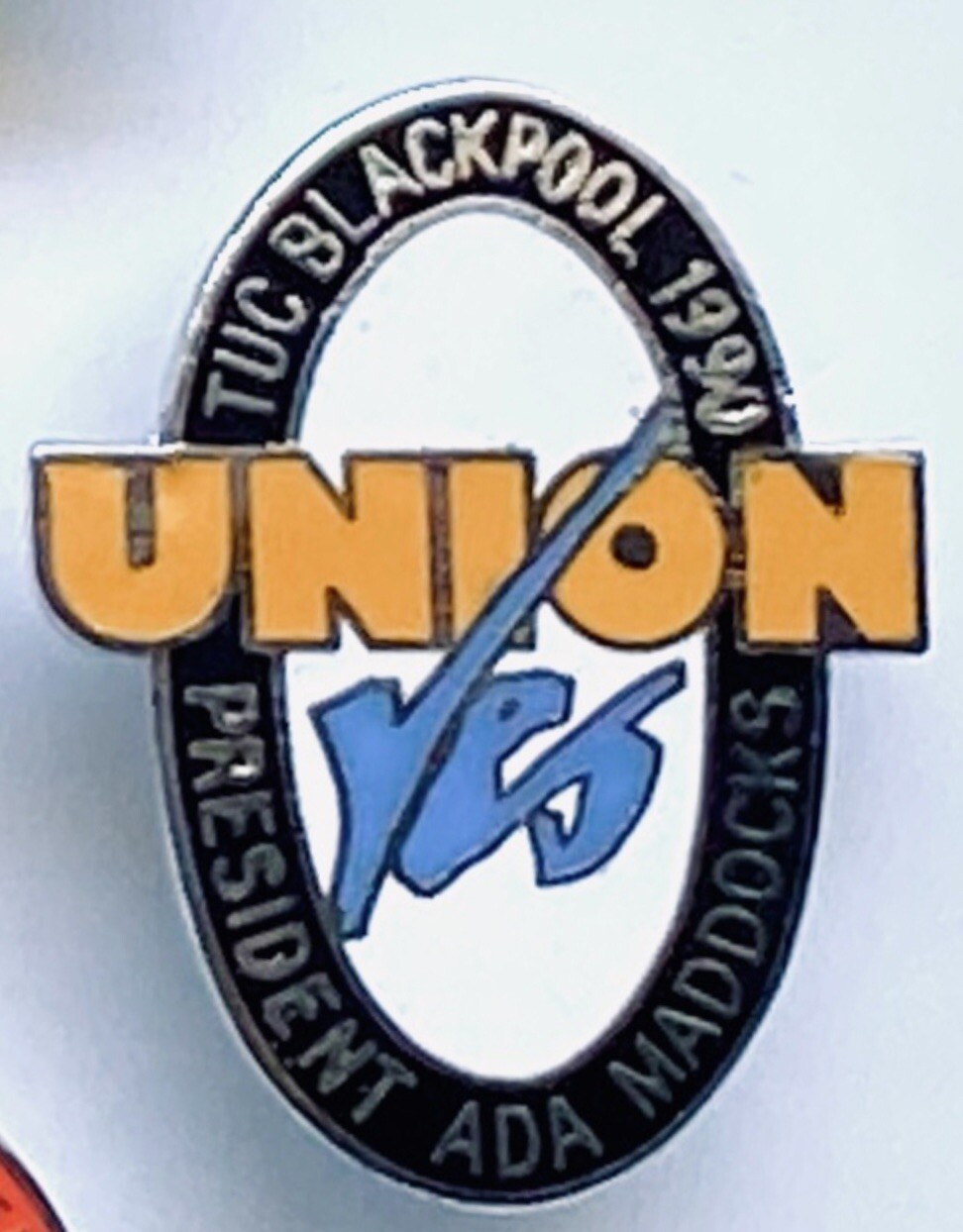 TUC Congress 1990 Trade Union Badge