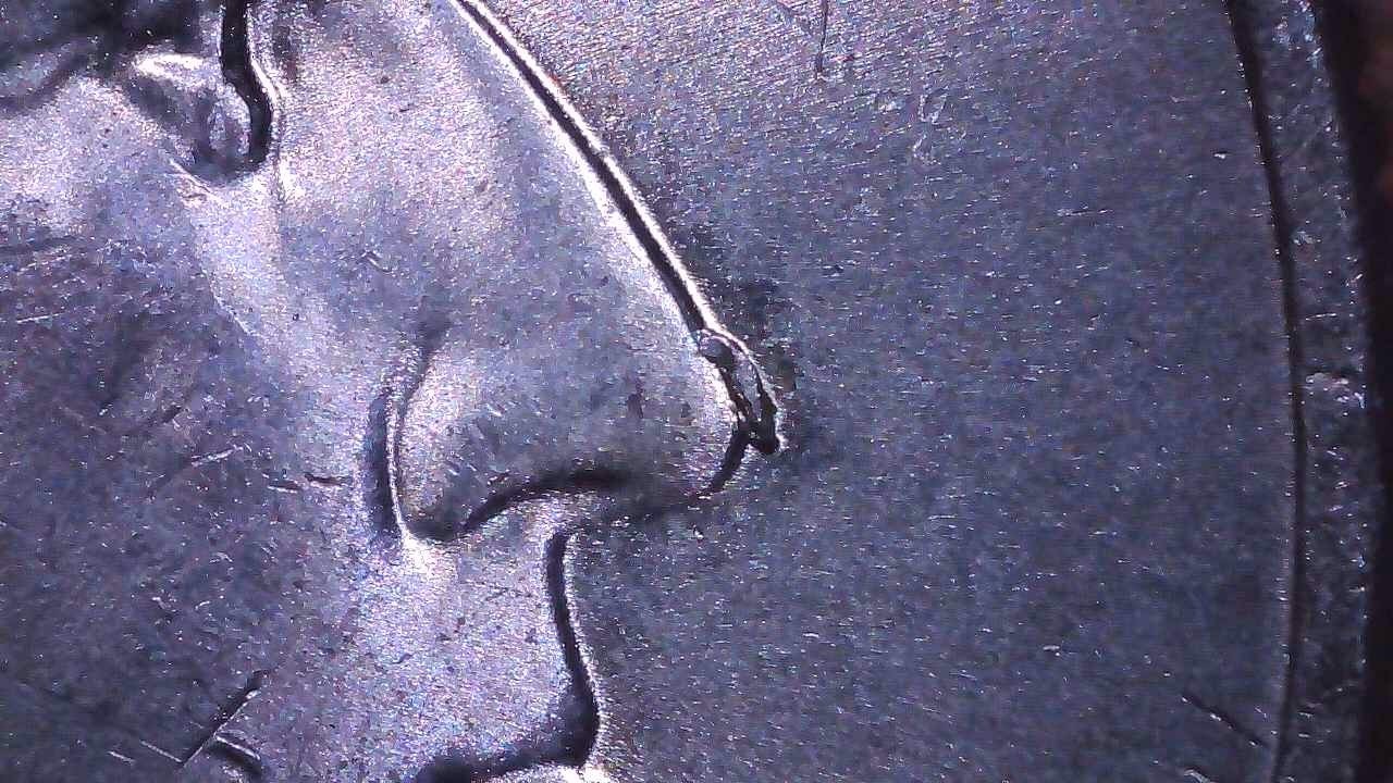 2023 P Edith Kanaka Ole Quarter Error - Die Break Chips Nose/Mountain Top