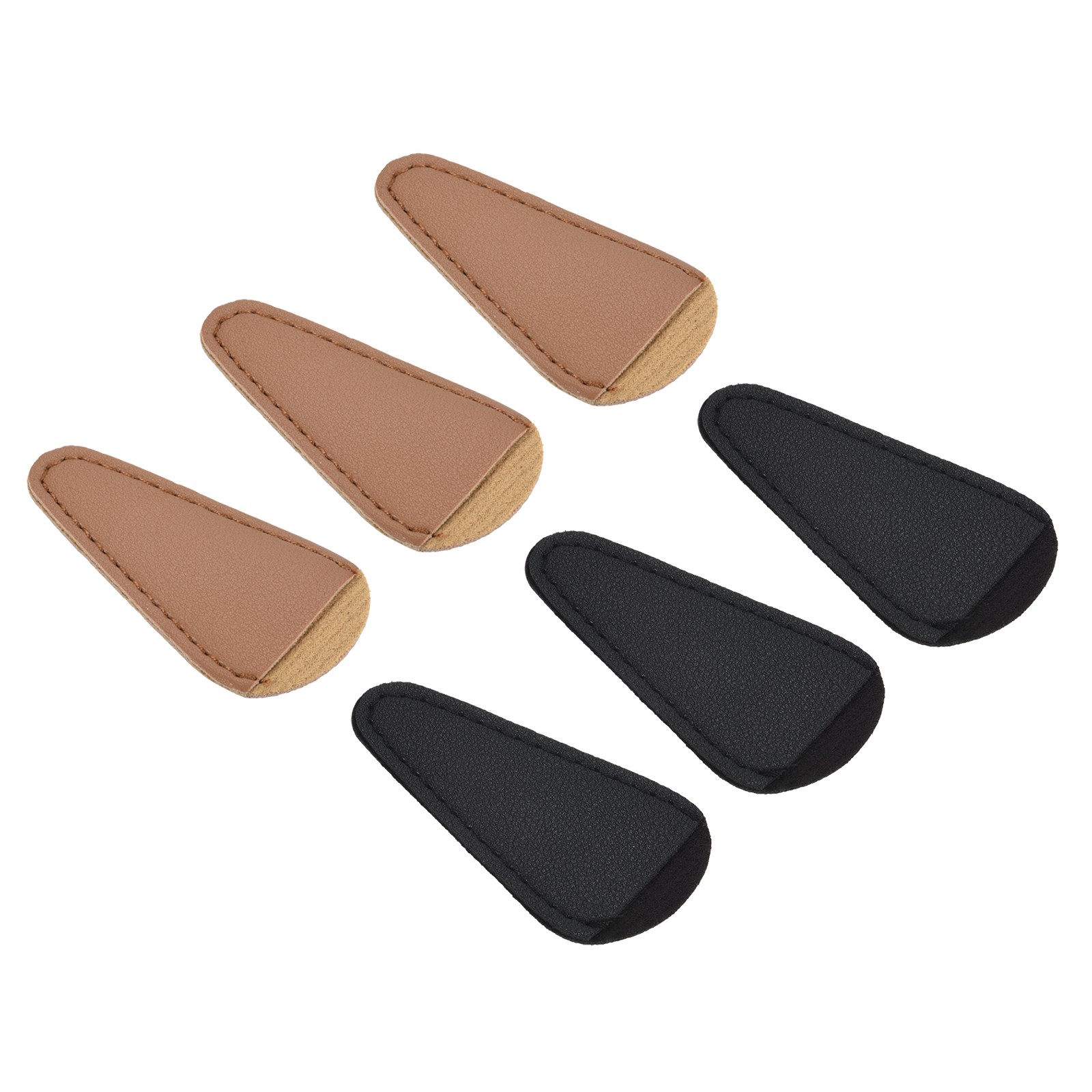 6Pcs 2.9"x1.5" PU Leather Scissors Sheath Scissor Cover Protector, 2 Colors