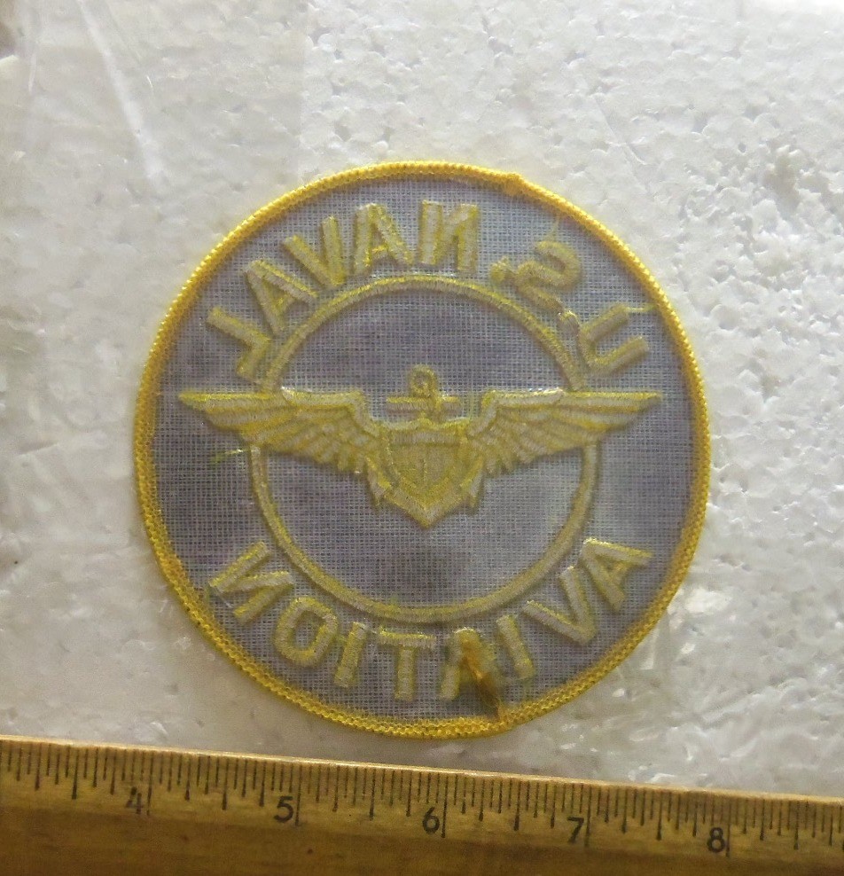 Large U. S. Naval – Aviation Embroidered Patch (NOS)