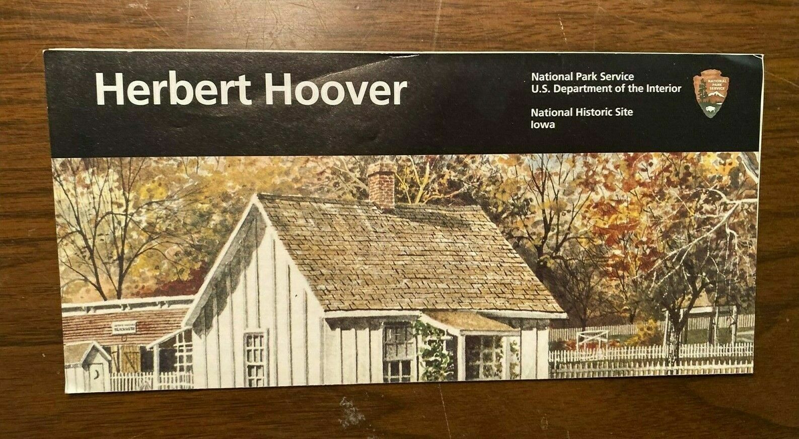 HERBERT HOOVER Historic Site - New - NATIONAL PARK SERVICE MAP BROCHURE Unigrid