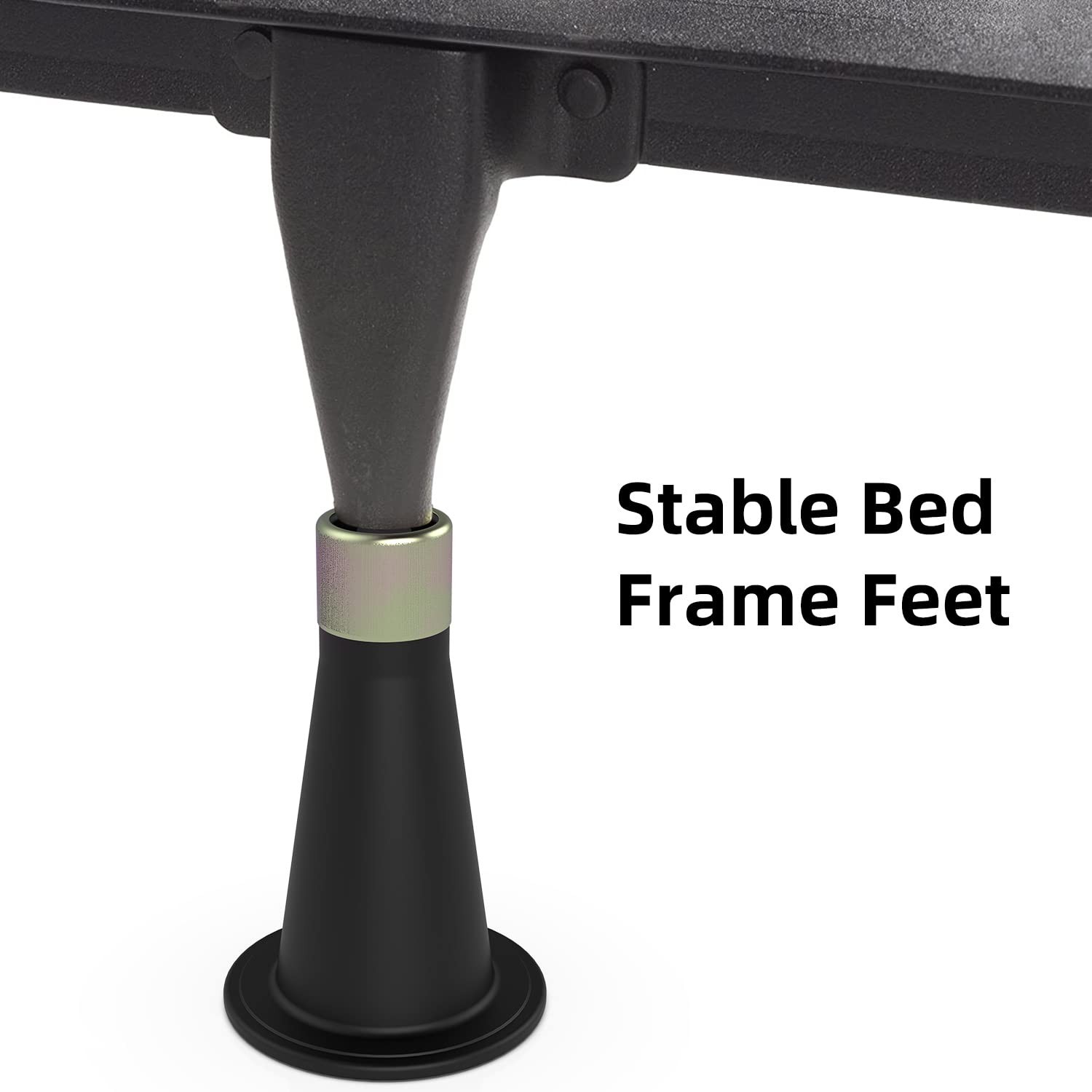6Pcs Bed Frame Feet Bed Feet for Replace Wheels Risers for Bed Frame Prevent....