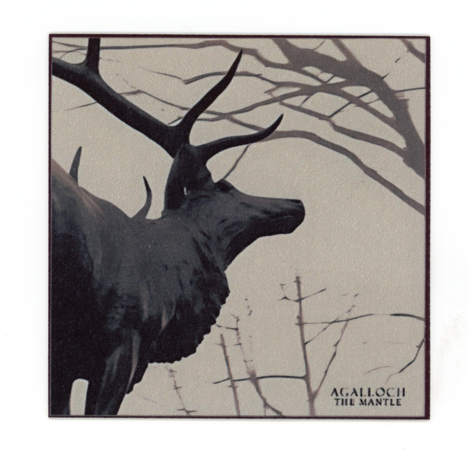 Agalloch "The Mantle" Patch – Atmospheric Metal Heritage – Iron-On Badge