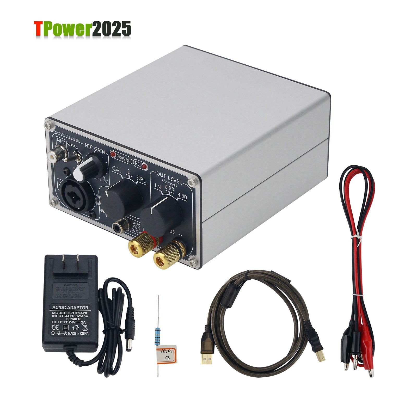 J-BOX III Audio Speaker Tester Frequency Response Impedance Measuring Box Kit WH