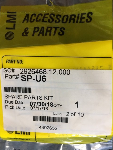 LMI SP-U5 Service Kit
