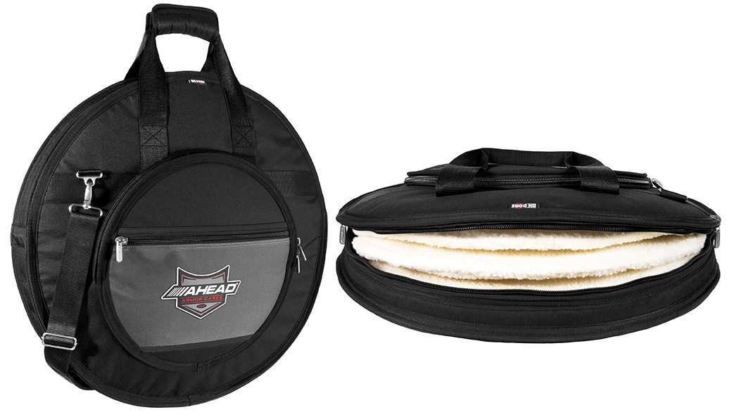Ahead Bags - AA6024 - 24" Deluxe Heavy Duty Cymbal Case W/Handles And Shoulder