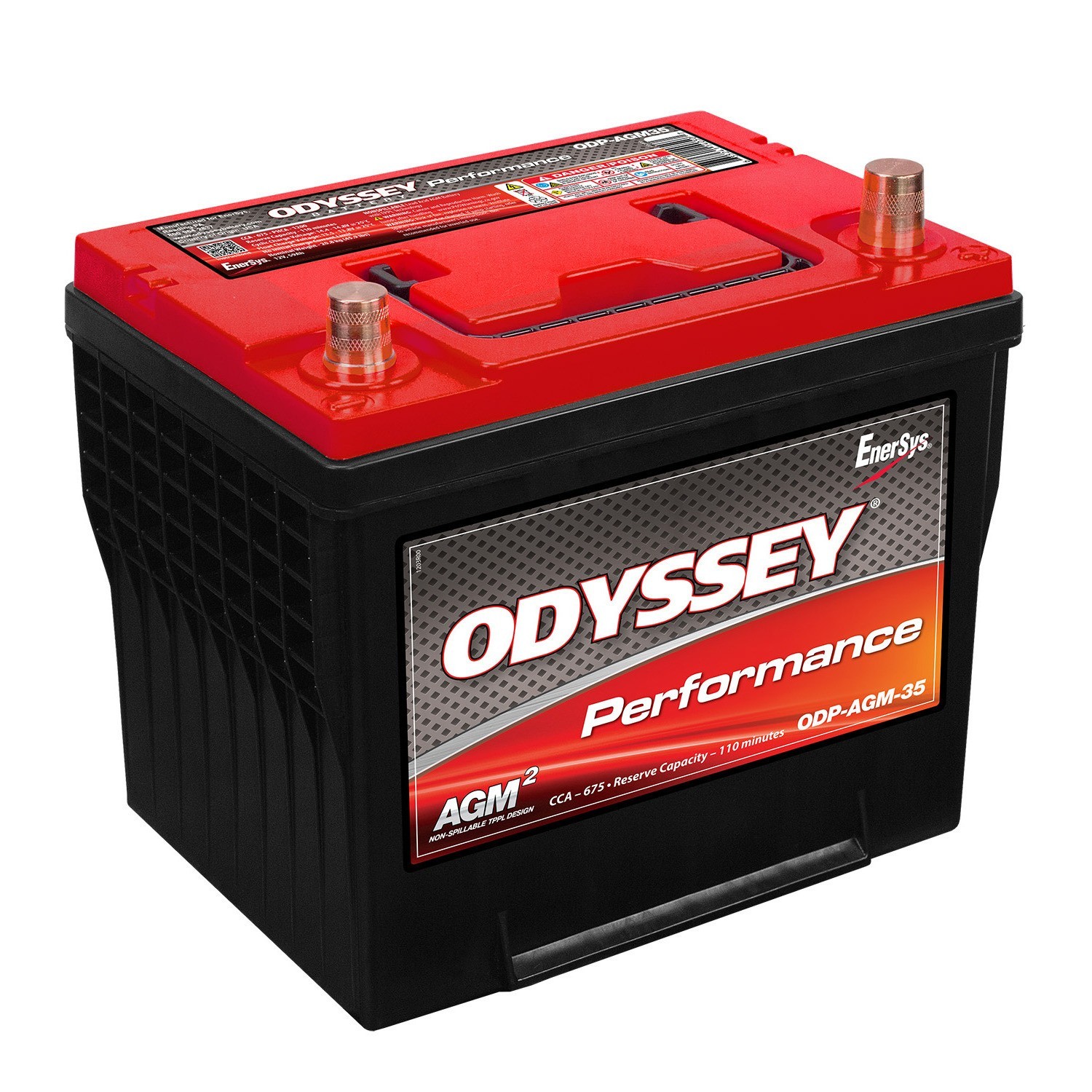 Odyssey Battery Vehicle Battery for WRX, Q50, 3, 3 Sport, CX-5+More ODP-AGM35