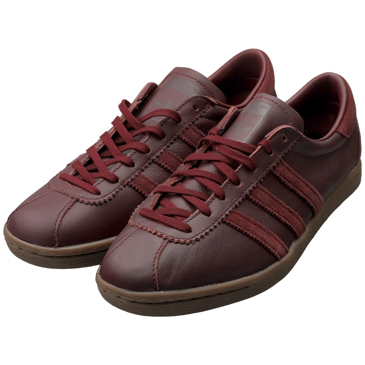 adidas Tobacco Mens Fashion Sneakers in Maroon