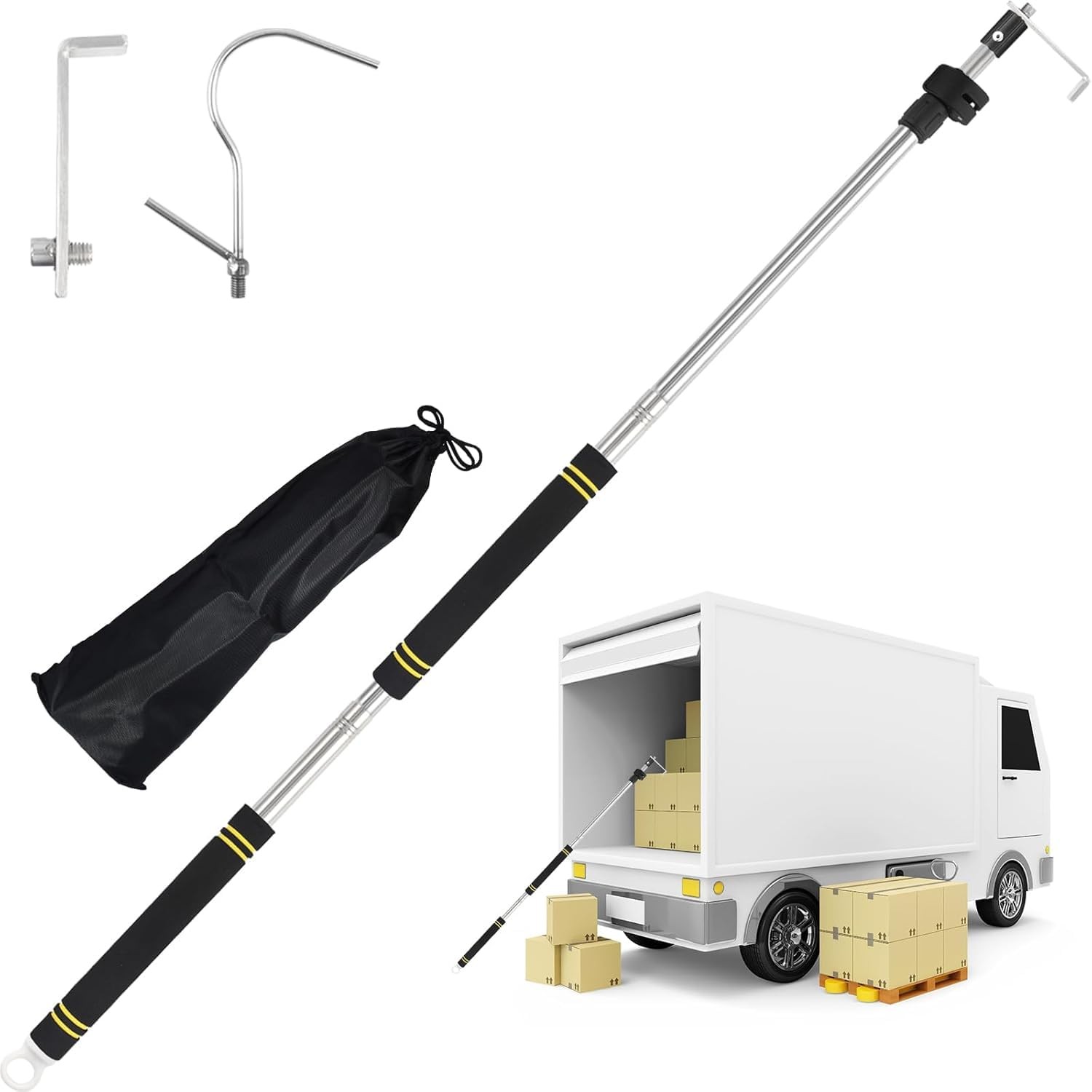 Bed Buddy Truck Tool,Cargo Grabber Pickup Truck Bed Thickened Stainless Steel...