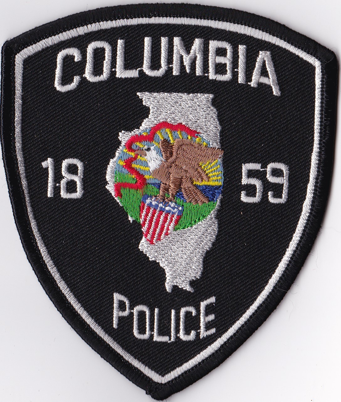 Columbia Police Illinois IL Police Patch