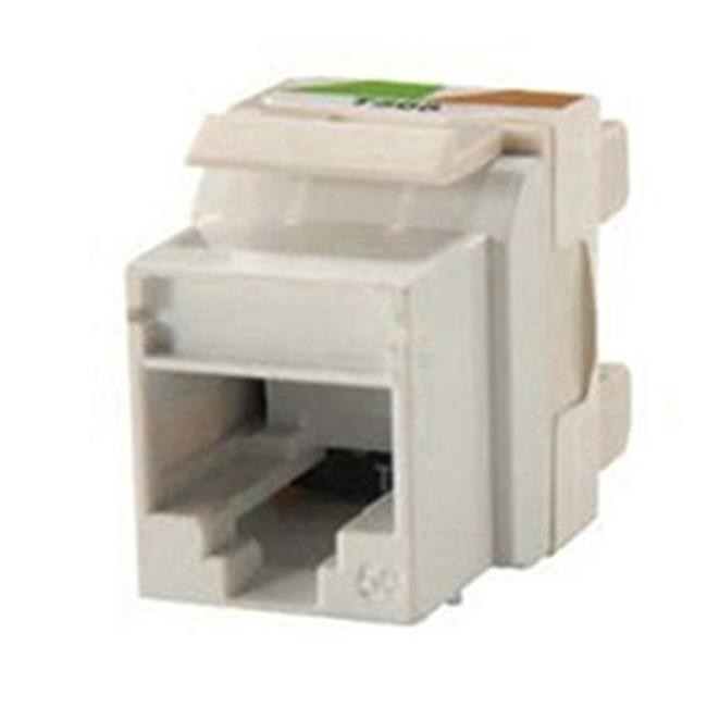Hubbell SFLCSBW Keystone Adapter LC Duplex Zirconia Ceramic White